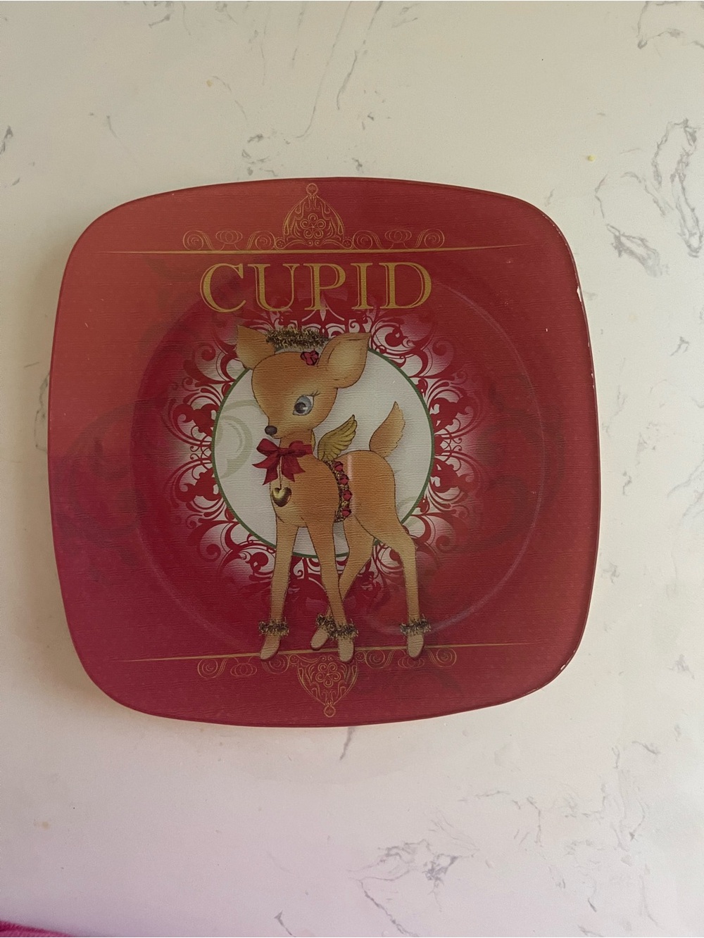 Department 56 Christmas plate
